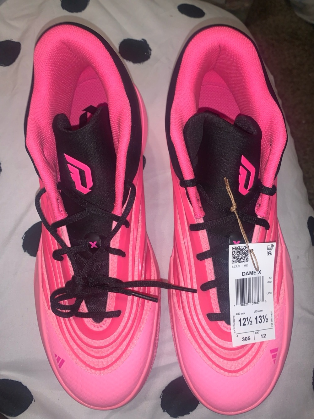 adidas Dame X Basketball  Mens Pink Sneakers